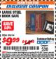 Harbor Freight ITC Coupon LARGE STEEL BOOK SAFE Lot No. 95814 Expired: 9/30/17 - $9.99