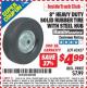 Harbor Freight ITC Coupon 8" HEAVY DUTY SOLID RUBBER TIRE WITH STEEL HUB Lot No. 42427 Expired: 8/31/15 - $4.99