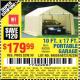 Harbor Freight Coupon COVERPRO 10 FT. X 17 FT. PORTABLE GARAGE Lot No. 62859, 63055, 62860 Expired: 7/20/15 - $179.99