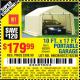 Harbor Freight Coupon COVERPRO 10 FT. X 17 FT. PORTABLE GARAGE Lot No. 62859, 63055, 62860 Expired: 7/27/15 - $179.99
