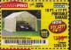 Harbor Freight Coupon COVERPRO 10 FT. X 17 FT. PORTABLE GARAGE Lot No. 62859, 63055, 62860 Expired: 1/24/18 - $169.99