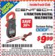 Harbor Freight ITC Coupon 6 FUNCTION DIGITAL MULTIMETER Lot No. 96308 Expired: 1/31/16 - $9.99