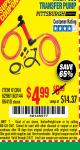 Harbor Freight Coupon MULTI-USE TRANSFER PUMP Lot No. 63144/63591/61364/62961/66418 Expired: 2/4/17 - $4.99