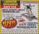 Harbor Freight Coupon 800 LB. CAPACITY LOW LIFT TRANSMISSION JACK Lot No. 69685/60234 Expired: 3/31/17 - $119.99