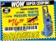 Harbor Freight Coupon 1650 PSI PRESSURE WASHER Lot No. 68333/69488 Expired: 8/25/15 - $76.54