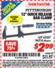 Harbor Freight ITC Coupon PITTSBURGH 12 IN. QUICK-RELEASE BAR CLAMP Lot No. 96214 Expired: 4/30/16 - $2.99