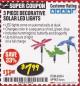 Harbor Freight Coupon 3 PIECE DECORATIVE SOLAR LED LIGHTS Lot No. 95588/69462/60561 Expired: 3/31/18 - $7.99