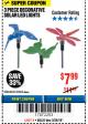 Harbor Freight Coupon 3 PIECE DECORATIVE SOLAR LED LIGHTS Lot No. 95588/69462/60561 Expired: 3/25/18 - $7.99