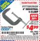 Harbor Freight ITC Coupon 6" INDUSTRIAL C-CLAMP Lot No. 62139/37850 Expired: 9/30/15 - $4.99