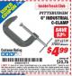 Harbor Freight ITC Coupon 6" INDUSTRIAL C-CLAMP Lot No. 62139/37850 Expired: 11/30/15 - $4.99
