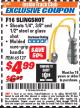 Harbor Freight ITC Coupon DAISY OUTDOOR PRODUCTS F16 SLINGSHOT Lot No. 65127 Expired: 3/31/18 - $4.99