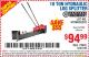 Harbor Freight Coupon 10 TON HYDRAULIC LOG SPLITTER Lot No. 62291/39981/67090 Expired: 7/16/15 - $94.99
