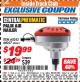 Harbor Freight ITC Coupon PALM AIR NAILER Lot No. 99555/69450 Expired: 8/31/17 - $19.99