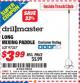 Harbor Freight ITC Coupon LONG MIXING PADDLE Lot No. 97357 Expired: 9/30/15 - $3.99