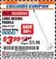 Harbor Freight ITC Coupon LONG MIXING PADDLE Lot No. 97357 Expired: 9/30/17 - $3.99