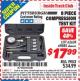 Harbor Freight ITC Coupon 8 PIECE COMPRESSION TEST KIT Lot No. 62638/69885 Expired: 9/30/15 - $17.99