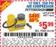 Harbor Freight Coupon 12 VOLT, 250 PSI AIR COMPRESSOR Lot No. 4077/61740 Expired: 8/1/15 - $5.99