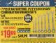 Harbor Freight Coupon 7 PIECE RATCHETING COMBINATION WRENCH SETS Lot No. 96654/61396/62571/95552/62572/61400 Expired: 8/31/16 - $19.99