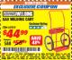 Harbor Freight ITC Coupon GAS WELDING CART Lot No. 65939 Expired: 9/30/17 - $44.99