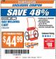Harbor Freight ITC Coupon GAS WELDING CART Lot No. 65939 Expired: 12/5/17 - $44.99