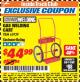Harbor Freight ITC Coupon GAS WELDING CART Lot No. 65939 Expired: 12/31/17 - $44.99
