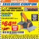 Harbor Freight ITC Coupon 1" X 5" COMBINATION BELT AND DISC SANDER Lot No. 34951/69033 Expired: 11/30/17 - $64.99