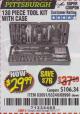 Harbor Freight Coupon 130 PIECE TOOL KIT WITH CASE Lot No. 64263/68998/63091/63248/64080 Expired: 10/11/17 - $29.99