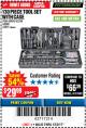 Harbor Freight Coupon 130 PIECE TOOL KIT WITH CASE Lot No. 64263/68998/63091/63248/64080 Expired: 12/3/17 - $29.99