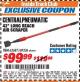 Harbor Freight ITC Coupon CENTRAL PNEUMATIC 42 IN. LONG REACH AIR SCRAPER Lot No. 62687 Expired: 7/31/17 - $99.99