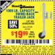 Harbor Freight Coupon 1000 LB. CAPACITY SWING-BACK TRAILER JACK Lot No. 41005/69780 Expired: 7/20/15 - $19.99