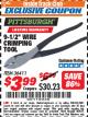 Harbor Freight ITC Coupon 9-1/2" WIRE CRIMPING TOOL Lot No. 36411 Expired: 8/31/17 - $3.99