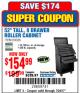 Harbor Freight Coupon 27" ROLLER CABINET Lot No. 63026 Expired: 7/24/17 - $154.99