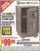Harbor Freight Coupon 1.51 CUBIC FT. SOLID STEEL DIGITAL FLOOR SAFE Lot No. 61565/62678/91006 Expired: 12/31/15 - $99.99