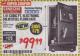 Harbor Freight Coupon 1.51 CUBIC FT. SOLID STEEL DIGITAL FLOOR SAFE Lot No. 61565/62678/91006 Expired: 1/31/18 - $99.99