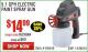 Harbor Freight Coupon 5.1 GPH ELECTRIC PAINT SPRAY GUN Lot No. 60446 Expired: 11/30/15 - $14.99