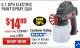 Harbor Freight Coupon 5.1 GPH ELECTRIC PAINT SPRAY GUN Lot No. 60446 Expired: 1/31/16 - $14.99
