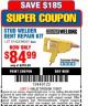 Harbor Freight Coupon STUD WELDER DENT REPAIR KIT Lot No. 61433/98357 Expired: 11/30/17 - $84.99
