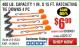 Harbor Freight Coupon 400 LB. CAPACITY 1 IN. X 15 FT. RATCHETING TIE DOWNS 4 PC Lot No. 61524 Expired: 11/30/15 - $6.99