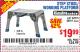 Harbor Freight Coupon HAUL-MASTER 18 IN. STEP STOOL WORKING PLATFORM Lot No. 66911 Expired: 12/1/15 - $19.99