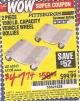 Harbor Freight Coupon 2 PIECE 1500 LB. CAPACITY VEHICLE WHEEL DOLLIES Lot No. 60343/67338 Expired: 12/31/15 - $47.74