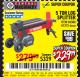 Harbor Freight Coupon 5 TON ELECTRIC LOG SPLITTER Lot No. 61373 Expired: 8/25/17 - $229.99
