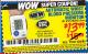 Harbor Freight Coupon AUTOMATIC WRIST BLOOD PRESSURE MONITOR Lot No. 67212/62220 Expired: 8/5/15 - $13.99