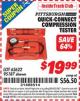 Harbor Freight ITC Coupon QUICK CONNECT COMPRESSION TESTER Lot No. 62622/95187 Expired: 1/31/16 - $19.99