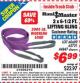 Harbor Freight ITC Coupon 2 X 6-1/2" FT. LIFTING SLING Lot No. 60609/62721/44847 Expired: 1/31/16 - $6.99