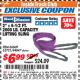 Harbor Freight ITC Coupon 2 X 6-1/2" FT. LIFTING SLING Lot No. 60609/62721/44847 Expired: 8/31/17 - $6.99