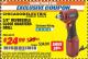 Harbor Freight ITC Coupon 3/8" REVERSIBLE CLOSE QUARTERS DRILL Lot No. 60610 Expired: 7/31/17 - $24.99