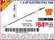 Harbor Freight Coupon 7 AMP 1.5 HP ELECTRIC POLE SAW Lot No. 56808/68862/63190/62896 Expired: 8/14/15 - $64.99