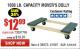 Harbor Freight Coupon 1000 LB. CAPACITY MOVER'S DOLLY Lot No. 38970/61897 Expired: 1/31/16 - $12.99