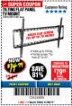 Harbor Freight Coupon ARMSTRONG 37 IN. TO 70 IN. LARGE TILT FLAT PANEL TV MOUNT Lot No. 64356 Expired: 11/30/17 - $14.99