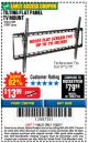 Harbor Freight Coupon ARMSTRONG 37 IN. TO 70 IN. LARGE TILT FLAT PANEL TV MOUNT Lot No. 64356 Expired: 11/22/17 - $13.99
